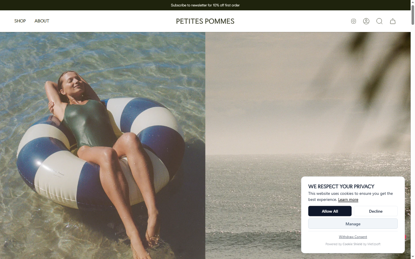 Petites Pommes Homepage â€” Press Coverage Only, No Customer Reviews